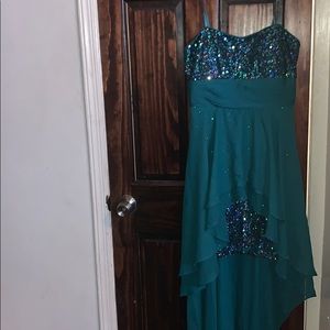 Hailey Logan by Adrianna sequin high-low dress